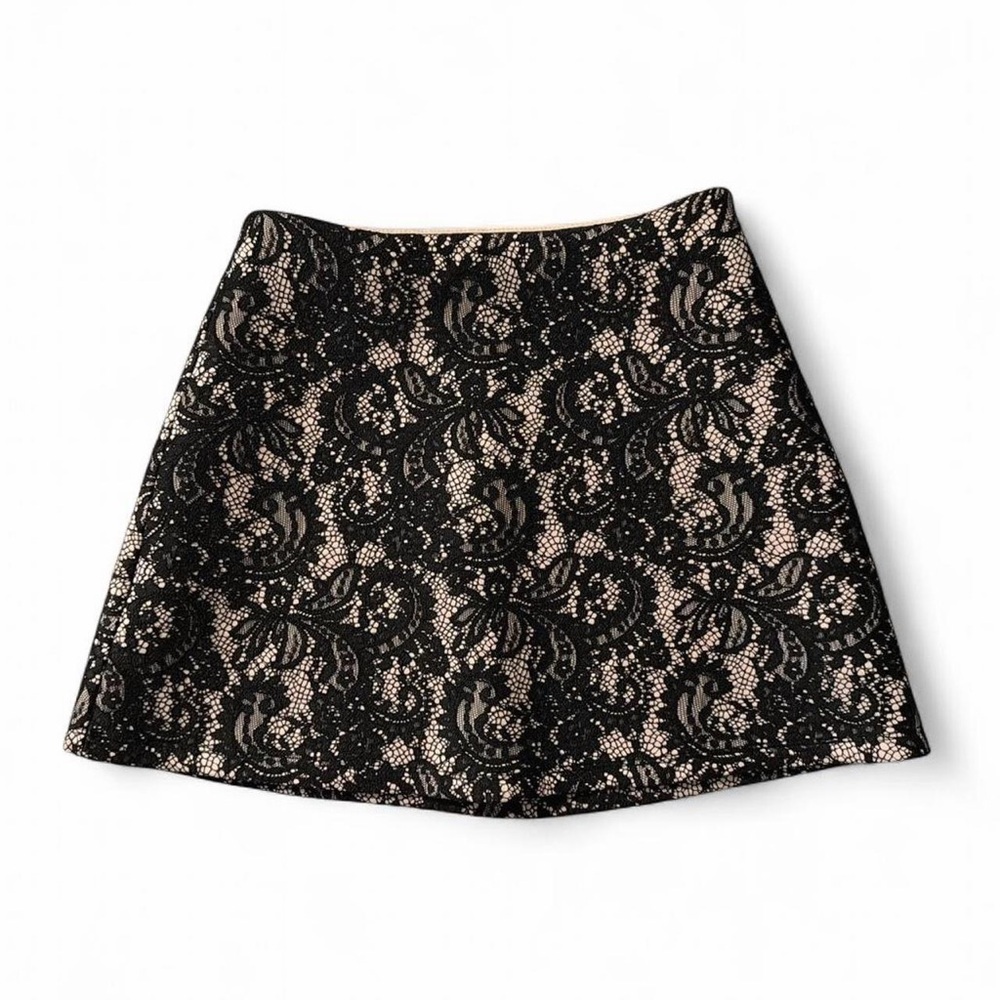 Elegant Black Lace Skirt